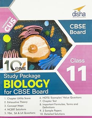 study package for cbse biology class 11 1st edition disha experts 9789386323798, 979-9386323798