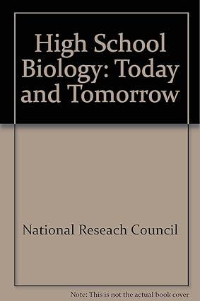 high school biology today and tomorrow 1st edition national reseach council 0309040264, 978-0309040266