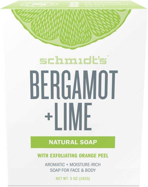 schmidts bar soap bergamot plus lime 142 gr  schmidt's b07g3j88lx