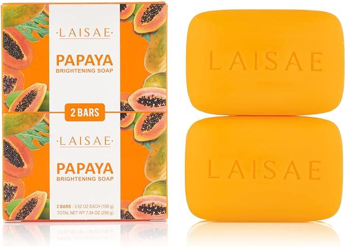 laisae papaya brightening soap suitable for all skin types  laisae b01n00rhqa
