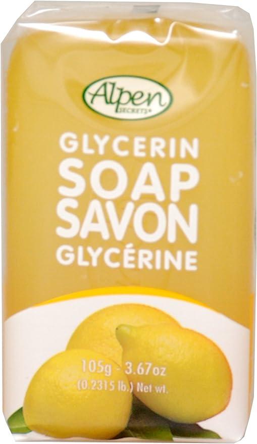 alpen secrets sunshine citrus glycerin soap 4 pack  alpen secrets b00469pmya