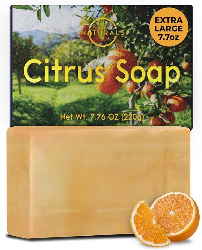 o naturals citrus exfoliating bar soap  o naturals b0bykwd777
