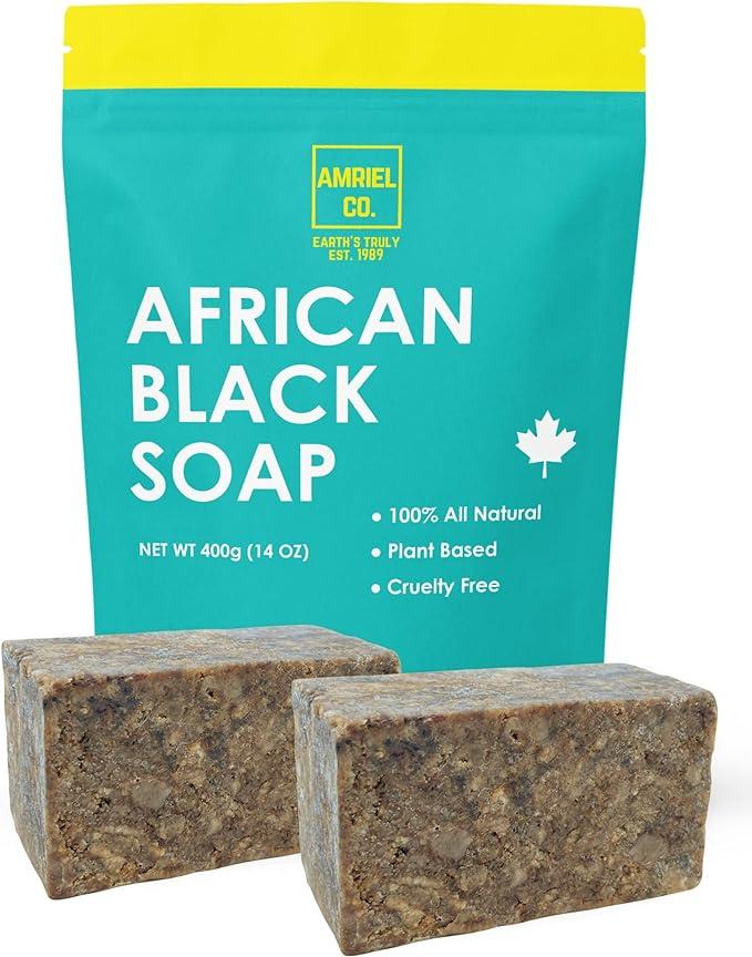 amriel african black soap 200g x2  amriel b0bhks997s