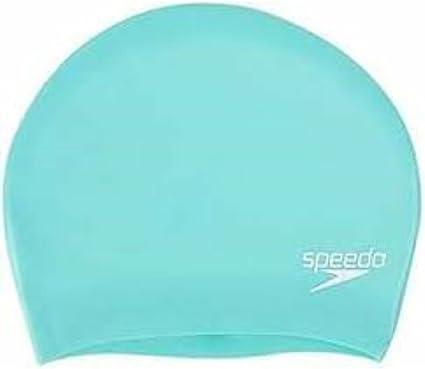 speedo long hair swim cap comfortable fit hydrodynamic design waterproof hat  speedo b076l5xhhw