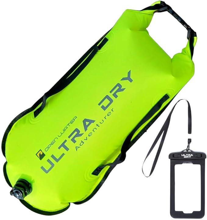 ultra dry adventurer swim buoy tow floats for open water swimming  ultra dry adventurer b08v4h4ydk