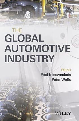 the global automotive industry 1st edition paul nieuwenhuis, peter wells 111880239x, 978-1118802397