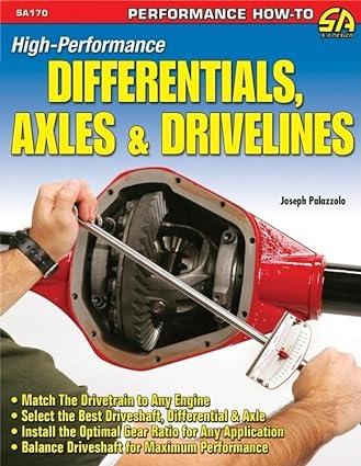 high performance differentials axles and drivelines 1st edition joe palazzolo 1934709026, 978-1934709023