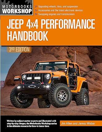 jeep 4x4 performance handbook 3rd edition jim allen, james weber 0760370087, 978-0760370087