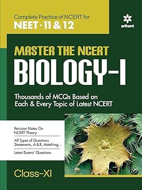 master the ncert for neet biology volume 1 1st edition sanjay sharma, sanubai, abhishek sharma 9326192857,