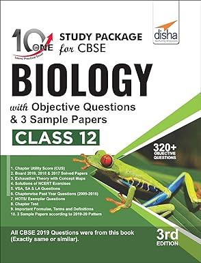 one study package for cbse biology class 12 with objective questions and 3 sample papers 3rd edition disha
