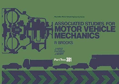 associated studies for motor vehicle mechanics 1st edition j. hirst, r. brooks, p.h. seed 0333138007,