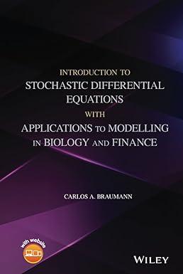 introduction to stochastic differential equations with applications to modelling in biology and finance 1st