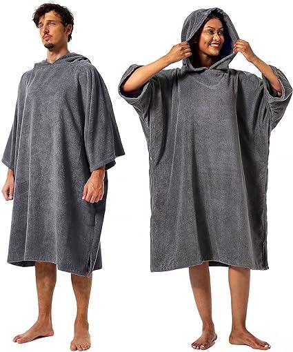 Winthome Changing Bath Robe Surf Poncho Towel With Hooded