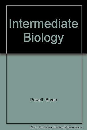 intermediate biology 1st edition bryan powell 0900372796, 978-0900372797