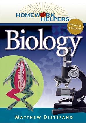 biology homework helpers 1st revised edition matthew distefano 1601631642, 978-1601631640