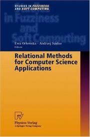 relational methods for computer science applications 1st edition physica-verlag 3790813656, 9783790813654