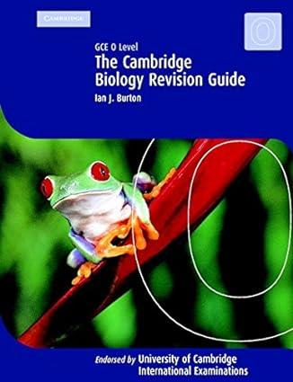 the cambridge revision guide gce o level 1st edition ian j. burton 0521648467, 978-0521648462