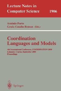 coordination languages and models 4th international conference coordination 2000 limassol cyprus september