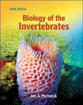 biology of the invertebrates 6th edition jan pechenik 0073028266, 978-0073028262