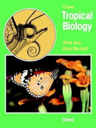 o level tropical biology 1st edition brian beckett, afzal aziz 0199142394, 978-0199142392