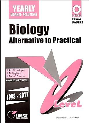 gce o level biology alternative to practical 1998-2017 1st edition m. ishaq khan 969623015x, 978-9696230151