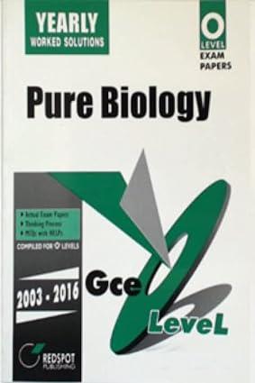 gce o level pure biology papers 2003-2016 1st edition ron pickering 9696230141, 978-9696230144
