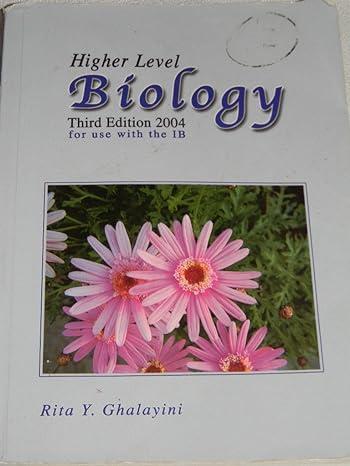 higher level biology 2004 for use with the ib 3rd edition rita y. ghalayini 9957855816, 978-9957855819