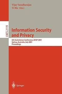 information security and privacy lecture notes in computer science no 2119 1st edition vijay varadharajan ,