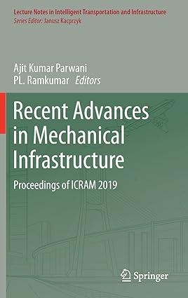 recent advances in mechanical infrastructure proceedings of icram 2019 1st edition ajit kumar parwani, pl.