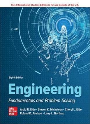ise engineering fundamentals and problem solving 8th edition arvid r. eide, roland jenison, larry l. northup,