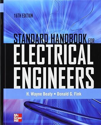 standard handbook for electrical engineers 16th edition h. wayne beaty, donald fink 9780071762328,