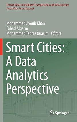 smart cities a data analytics perspective 1st edition mohammad ayoub khan, fahad algarni, mohammad tabrez