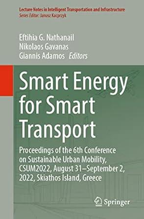 smart energy for smart transport proceedings of the 6th conference on sustainable urban mobility csum 2022