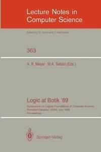 lectures notes in computer science logic at botik 89 1st edition meyer, a.r. and taitslin, m.a. 3540512373,