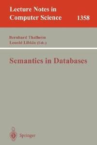 semantics in databases lecture notes in computer science 1358 1st edition thalheim, bernhard, libkin, leonid