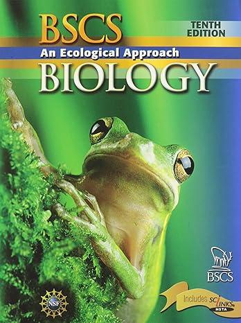 bscs biology an ecological approach 10th edition biological sciences curriculum studies 0757510817,