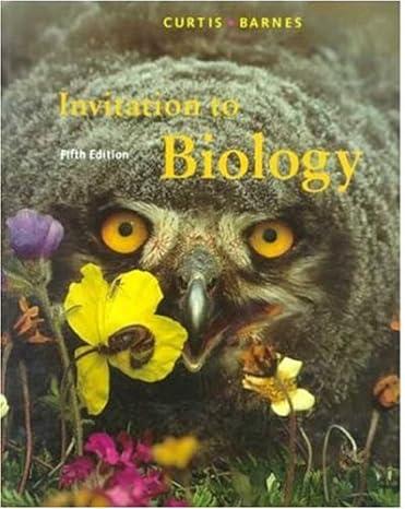 invitation to biology 5th edition helena curtis, n. sue barnes 0879016795, 978-0879016791