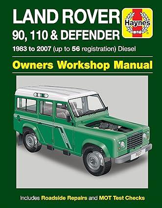 land rover 90-110 and defender diesel 1983-2007 owners workshop manual 1st edition steve rendle 0857339664,