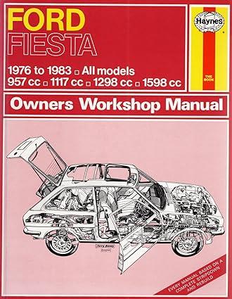ford fiesta owners workshop manual 1st edition haynes 0856969443, 978-0856969447