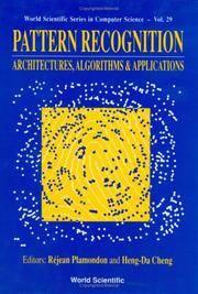 pattern recognition architectures algorithms and applications 1st edition rejean plamondon;heng cheng