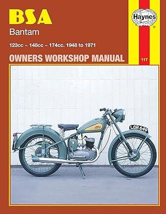 bsa bantam 194 -1971 owners workshop manual 1st edition haynes 0856961175, 978-0856961175