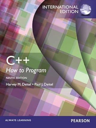 c++ how to program 9th international edition harvey deitel, paul deitel, paul j. deitel 1447953797,