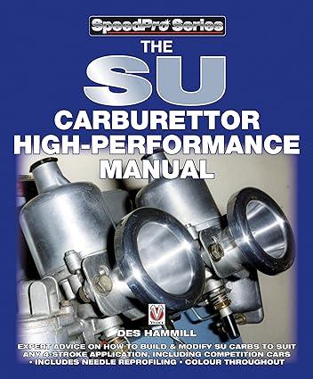 the su carburettor high performance manual 1st edition des hammill 1787111687, 978-1787111684