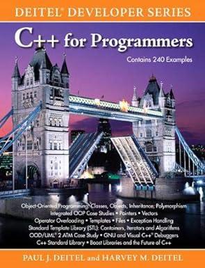 c++ for programmers 1st edition paul j. deitel, harvey m. deitel 0137001304, 978-0137001309