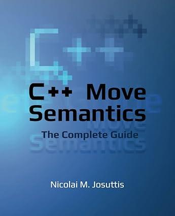 c++ move semantics the complete guide 1st edition nicolai m. josuttis 3967309002, 978-3967309003