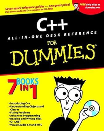 c++ all in one desk reference for dummies 1st edition jeff cogswell 0764517953, 978-0764517952
