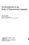 introduction to programming languages cambridge computer science texts 1st edition barron 0521291011,