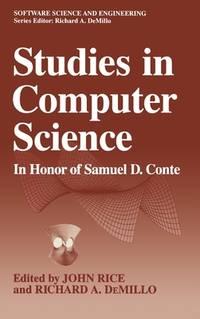 studies in computer science 1st edition john rice, richard a. demillo 0306446979, 9780306446979