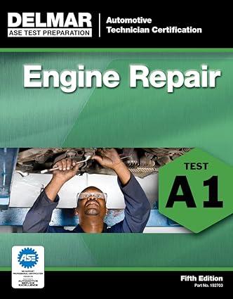a1 test engine repair 5th edition delmar 1111127034, 978-1111127039