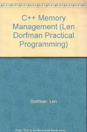 c++ memory management 1st edition len dorfman, marc j. neuberger 0830642889, 978-0830642885